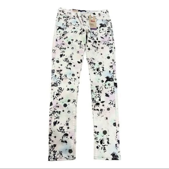 ‼️ NWT Levis denim lagging watercolor print kids size 10,16 reg - Picture 5 of 9